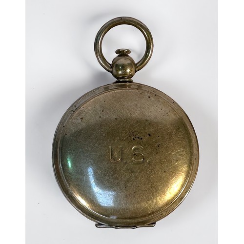 121 - A white metal cased Everite open-faced pocket watch, dial inscribed ‘Everite H. Samuel Manchester’, ... 