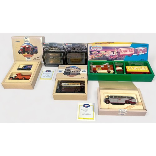 463 - A collection of boxed die-cast scale model vehicles, comprising mainly various Corgi examples, inclu... 