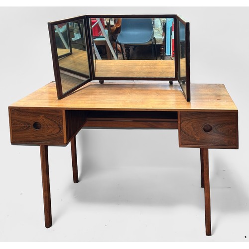 634 - A Danish rosewood dressing table designed by Kai Kristiansen for Aksel Kjersgaard Odder. Model 40. M... 