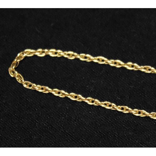 217 - A fine 18ct gold chain, gross weight approximately 2.5g