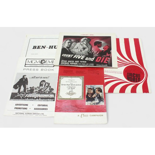 418 - A collection of assorted film ephemera and promotional material, comprising Call Sheets from the pro... 