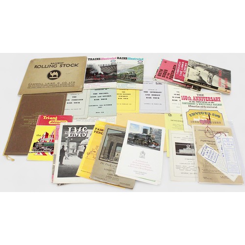 424 - A large collection of assorted Railway and Transport literature, ephemera and collectables, includin... 