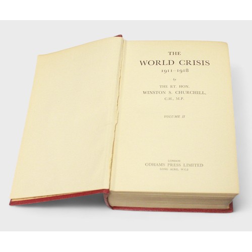 508 - Winston Churchill, The World Crisis 1911 - 1918, two hardback volumes, together with nine hardback L... 