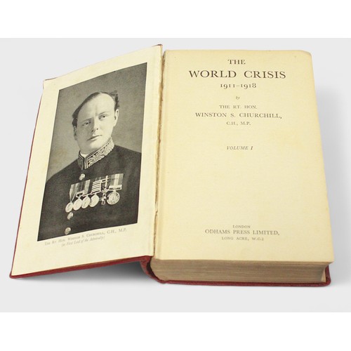 508 - Winston Churchill, The World Crisis 1911 - 1918, two hardback volumes, together with nine hardback L... 