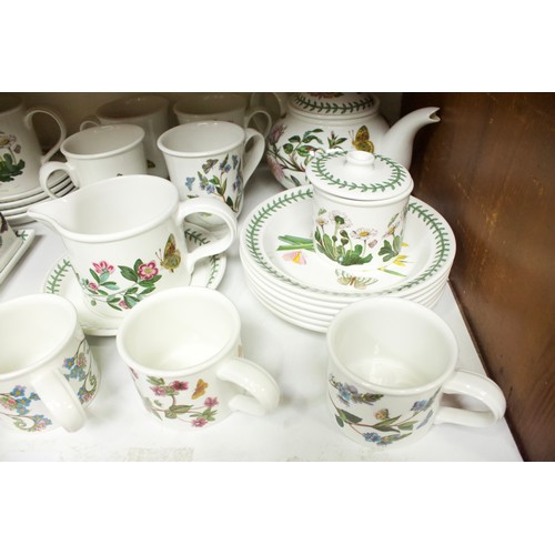 5 - A collection of Portmeirion ‘Botanic Garden’ tea, coffee and dinner wares, comprising, teapot, cups,... 