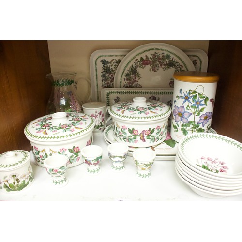 5 - A collection of Portmeirion ‘Botanic Garden’ tea, coffee and dinner wares, comprising, teapot, cups,... 