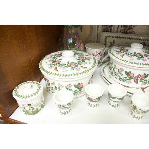 5 - A collection of Portmeirion ‘Botanic Garden’ tea, coffee and dinner wares, comprising, teapot, cups,... 