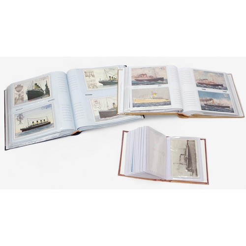 14 - Approximately 232 PC, colour printed, RMS Ships, Union-Castle Line monochrome and colour real photog... 