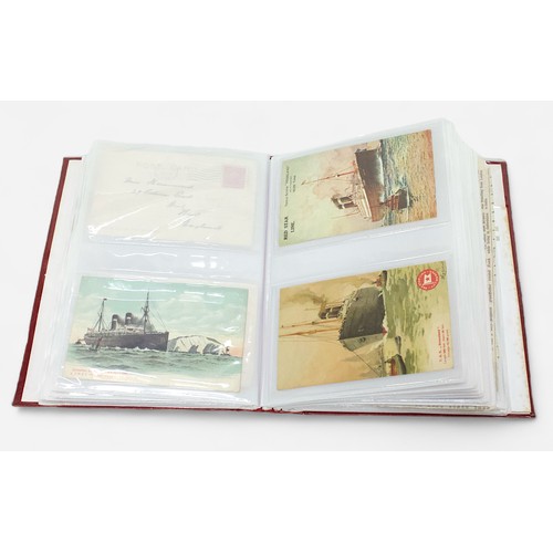 7 - Approximately 98 colour printed postcards comprising 41x Red Star Line  and 57x P&O Liners and cruis... 