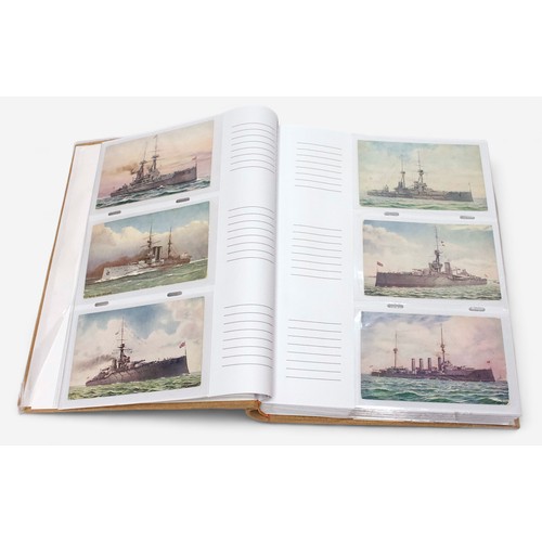 6 - Approximately 120x naval postcards, colour printed, approx. 50% Raphael Tuck & Sons, various ‘Series... 