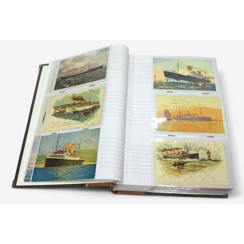 13 - Approximately 148x early 20th century postcards, colour printed, various Imperial German Cruise Line... 