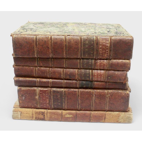 1 - Journals of The House of Commons, 12 Volume, large folio size, quarter-calf and marbelled boards, al... 