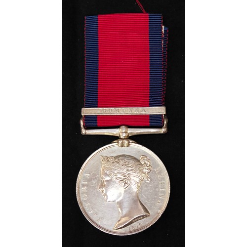 334 - Military General Service 1793-1814, 1 clasp, Corunna, to 'W. EDWARDS, SERJT. 1ST FOOT GDS.