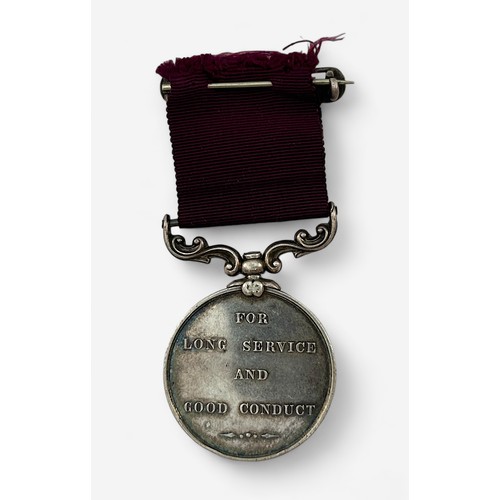 411 - A Queen Victoria Army Long Service and Good Conduct Medal (2nd Type) 1855-1874, to 1223 Cr. SERGT. J... 