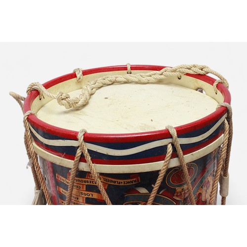 159 - A 20th century Regimental Side Drum for the 1st Battalion Grenadier Guards and painted with Royal Cr... 