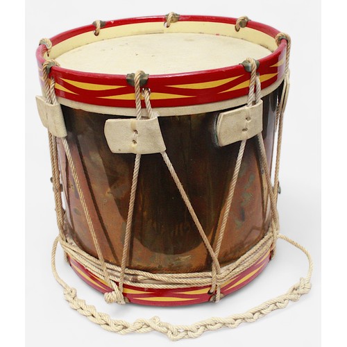 156 - An early 20th century Regimental Side Drum made by H.Potter & Co, decorated to 'Duke of Connaugt's O... 