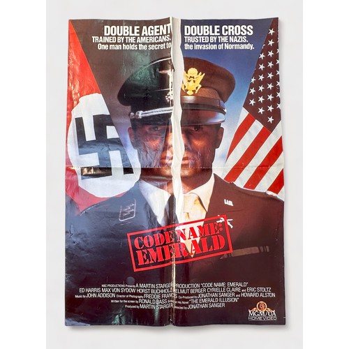 433 - Thirty-six assorted UK and German War film, 1970s/80s Crime Thriller, posters for home video and DVD... 