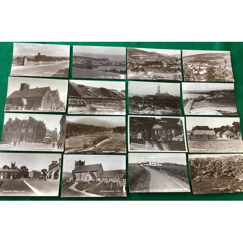 420 - Approximately 110 real photographic Monarch Series postcards by R Johnston of the Northumberland and... 