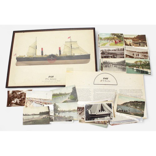 313 - An interesting collection of assorted early 20th century loose postcards depicting scenes of pond ya... 