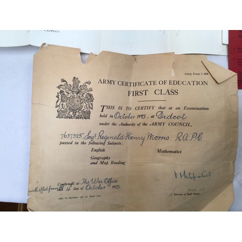 299 - WW1 / Machine Gun Corps / Morris family Interest:  comprising two Royal Warrants certifying Reginald... 