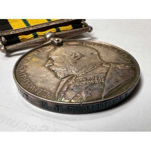 347 - A Queen Victoria Ashantee Medal, 1874, to SURGEON T.W. WRIGHT 1873-74, together with an Africa Gener... 