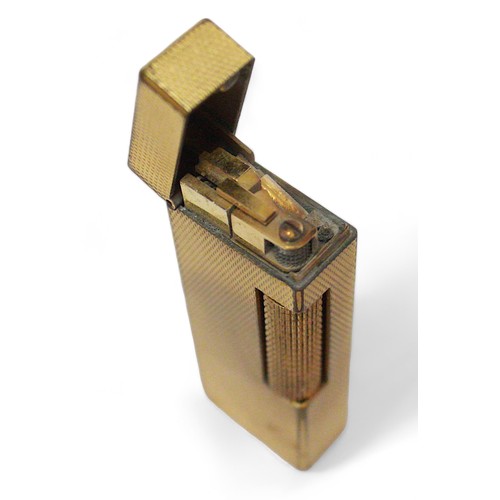 454 - A gold-plated Dunhill Rollagas Lighter, 1971, housed in original fitted case with instructions