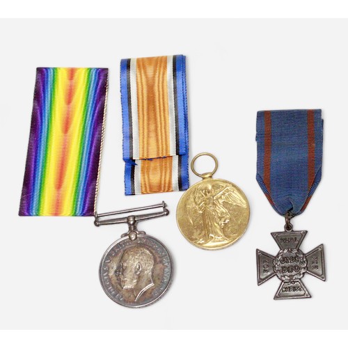 608 - A WWI War and Victory medal, named to ‘556240 A.2. CPL. T. G. Watt. R.E’, who died October 11th, 191... 