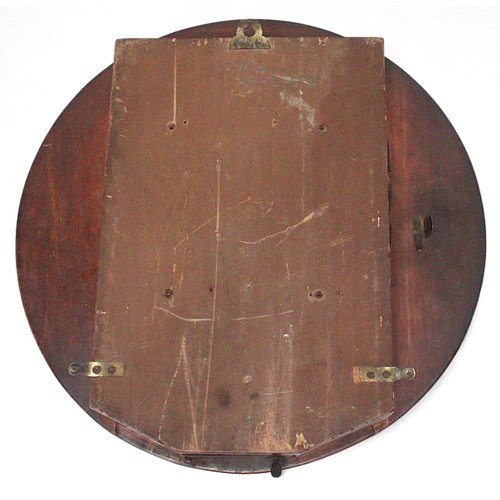 138A - An early 20th Century Smiths, Enfield, walnut cased circular wall clock, eight-day movement, the whi... 