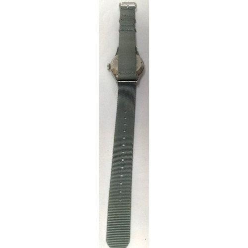 217 - A gents stainless steel Omega ‘Fat Arrow’ British RAF wristwatch, dated 1953, ref. 2777-1 SC, the bl... 