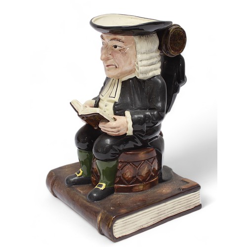 74 - A rare toby jug of Dartmouth founder Eleazer Wheelock, Limited edition 126 of 150, Old Ellgreave Pot... 