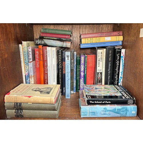 547 - A large collection of sixty-five assorted artist’s books and artwork collections, including Sir Walt... 