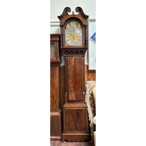 556 - A late 19th Century eight-day longcase clock by Maple & Co Ltd London, with strike silent feature, W... 