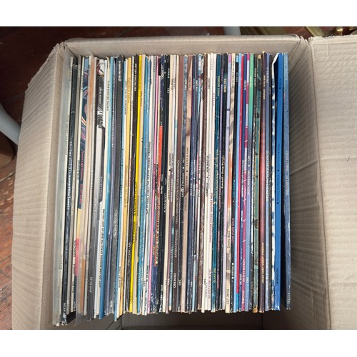 537 - Sixty-five assorted rock and pop 12” vinyl LP records, to include, Alison Moyet, Shirley Bassey, Bar... 