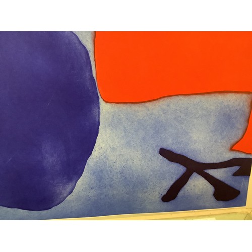 641 - Patrick Heron (British, 1920-1999) ‘Blue Day Disc’ (1979) signed, dated ‘79’ and numbered 36/50, scr... 