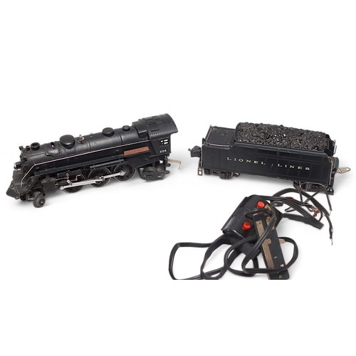 400 - A Lionel Corporation ‘O’ gauge 3-rail die-cast Prairie Type 2-6-2 Steam Locomotive, No. 224, ‘Michae... 