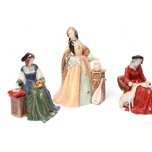 9 - A Royal Doulton Limited Edition set, Henry VIII and his six wives, to include Henry VIII HN3458, Cat... 