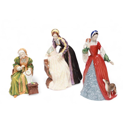 9 - A Royal Doulton Limited Edition set, Henry VIII and his six wives, to include Henry VIII HN3458, Cat... 