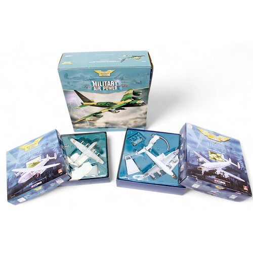 412 - Eleven boxed Corgi ‘The Aviation Archive’ die-cast scale model aircraft, including Military Air Powe... 