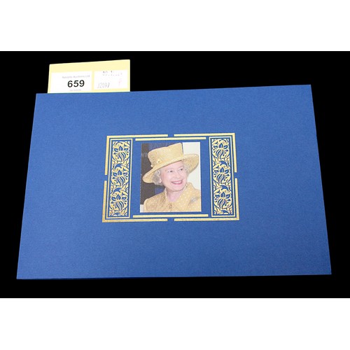 659 - The Sovereign Collection Gold Coin Cover, HM The Queen 80th Birthday, contaning a George V Sovereign... 