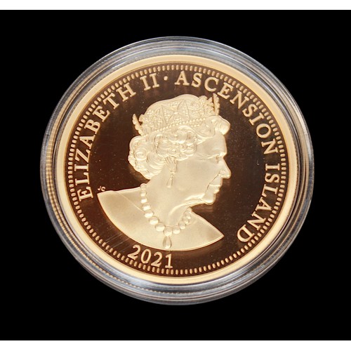 865 - A Hattons of London 22ct gold, 2021 Diana 60th Birthday gold proof double Sovereign, gross weight ap... 