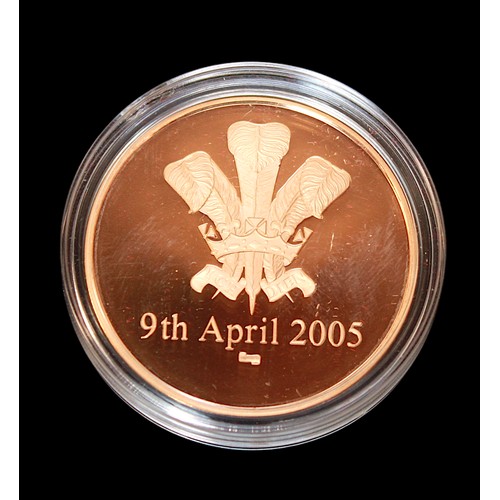 707 - Royal Mint 'A Celebration Medal to Commemorate the Marriage of HRH The Prince of Wales and Mrs Camil... 