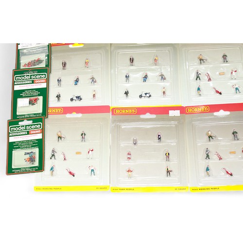 483 - A collection of forty-eight ‘OO’ scale model railway figure sets, comprising Hornby, Bachmann Branch... 