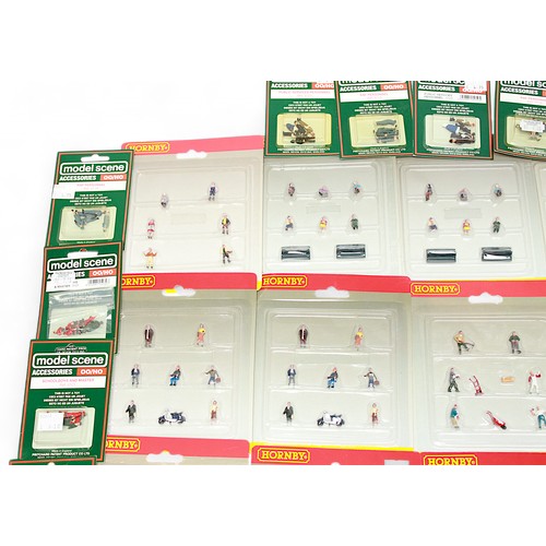 483 - A collection of forty-eight ‘OO’ scale model railway figure sets, comprising Hornby, Bachmann Branch... 