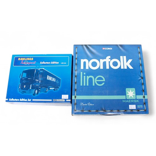 504 - A boxed limited edition Corgi 1:50 scale CC99129 The Norfolkline Set (Maersk), comprising DAF XF Sup... 