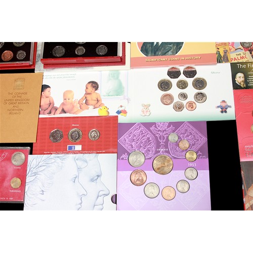 738 - Various Royal Mint United Kingdom Proof Sets and standard Uncirculated Annual Coin sets including 20... 