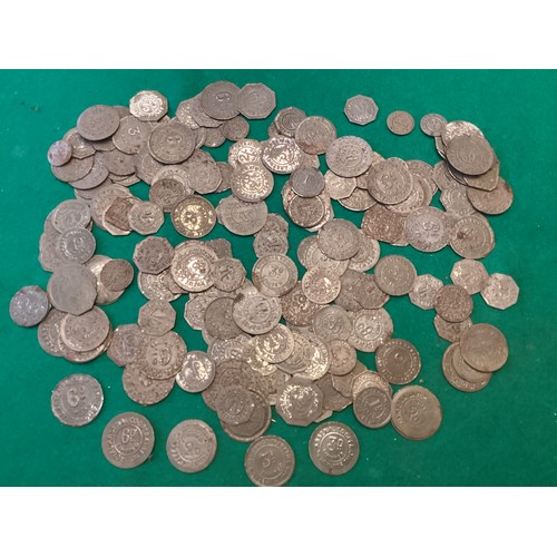 884 - A tub of approximately 165 Royal Arsenal Co-Operative Society tin tokens, various denominations, inc... 