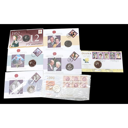 835 - A quantity of Commemorative Coin Covers including 23x Royal Airforce covers, and 25x Royal Commemora... 