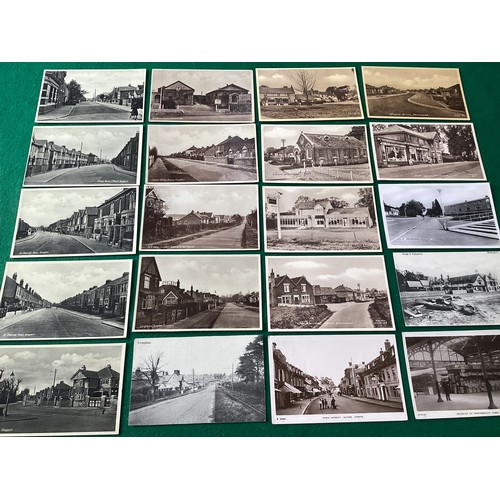 582 - A box of Hampshire topographical postcards – some moderns but a varied selection of standard-size ca... 