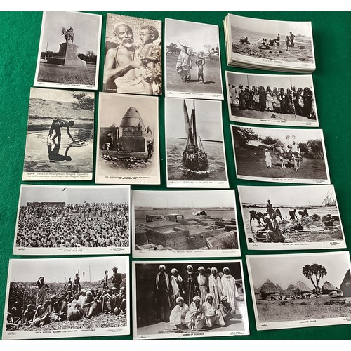 583 - A collection of approximately 57x old postcards of the Sudan in north east Africa – including Britis... 