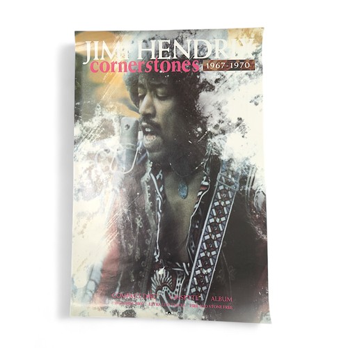 317 - A collection of eleven various music posters, releases and portraits, depicting and relating to Jimi... 